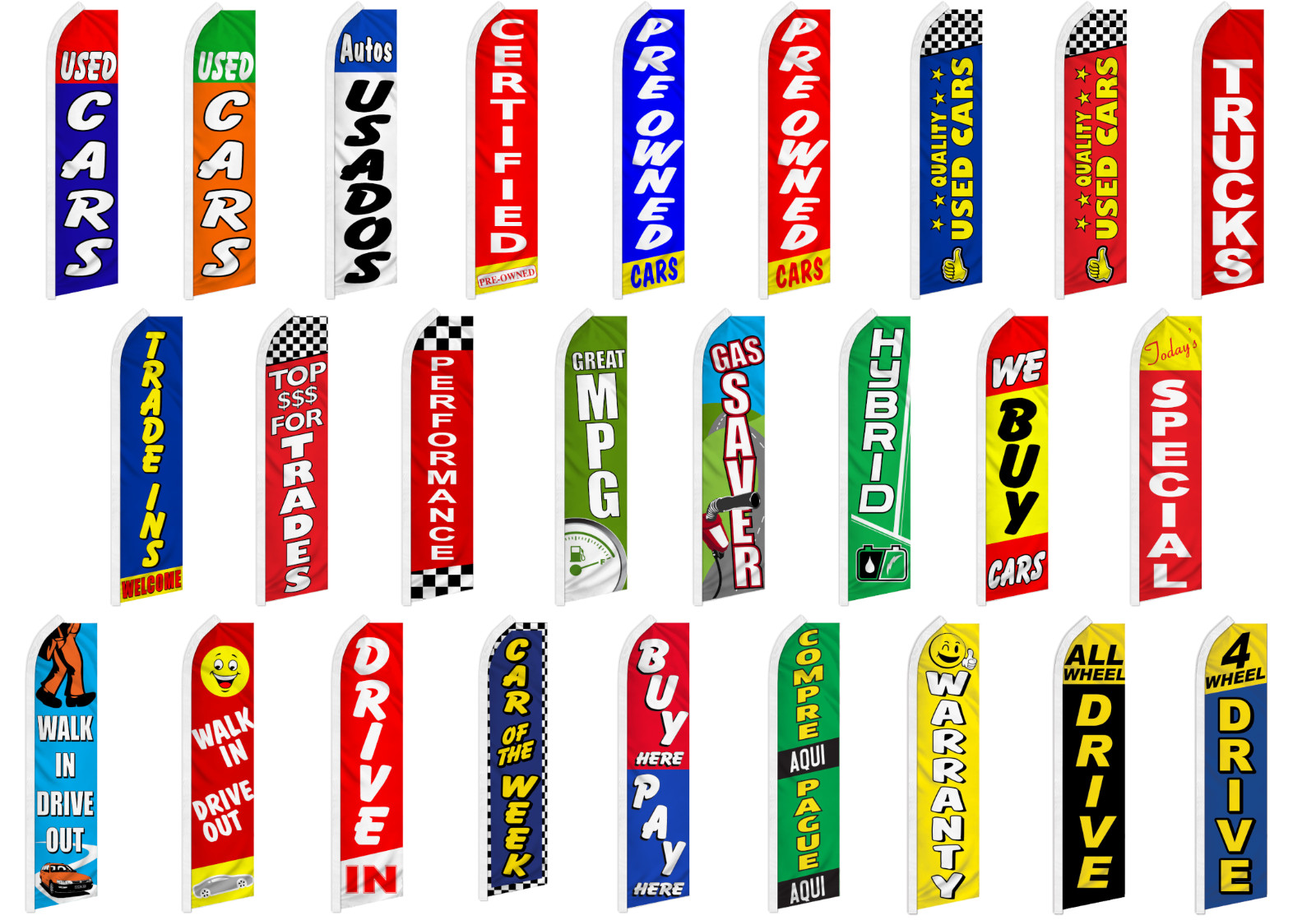 Car Dealership Swooper Feather Flutter Flag Auto Dealership Car Dealer