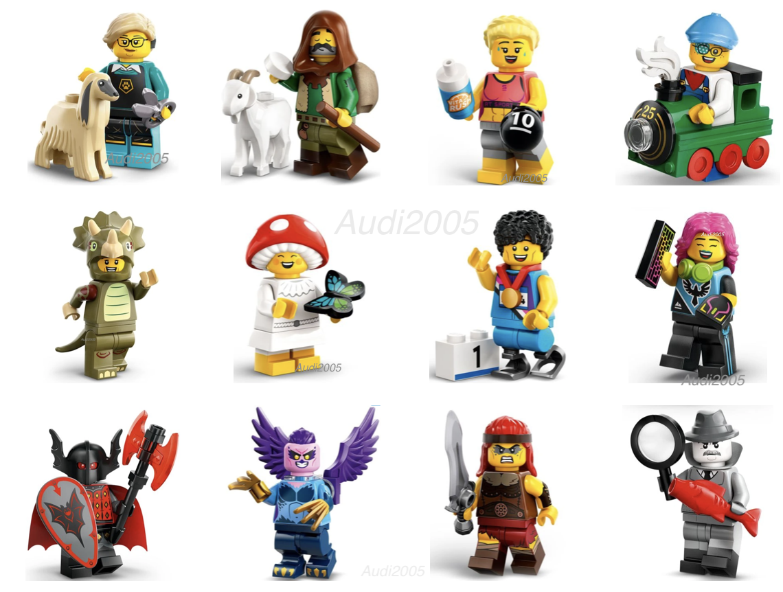 Lego New Series 25 Collectible Minifigures 71045 CMF Figure You Pick
