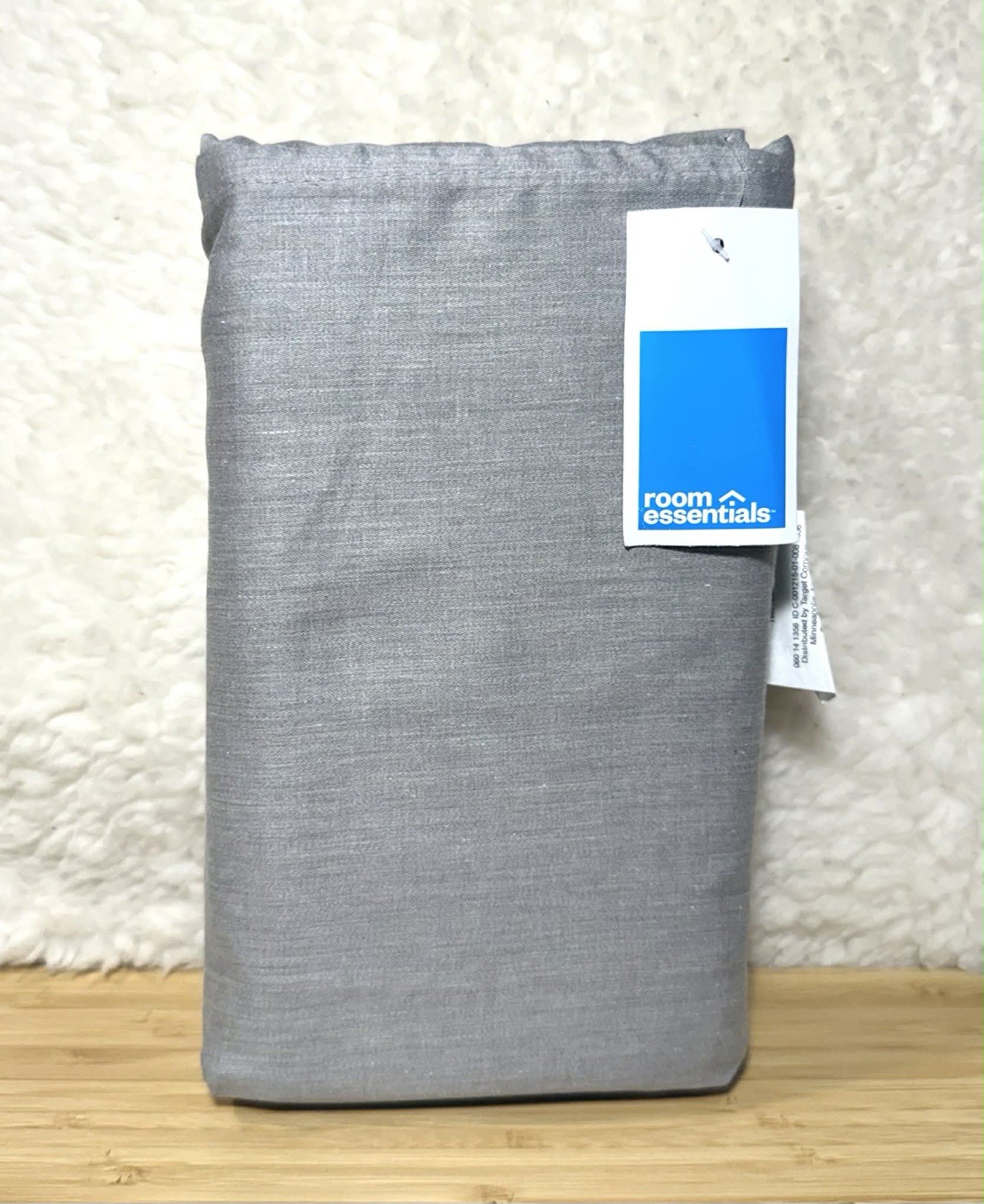 Room Essentials Twin Bed Skirt Gray NEW | Classic Dust Ruffle NEW