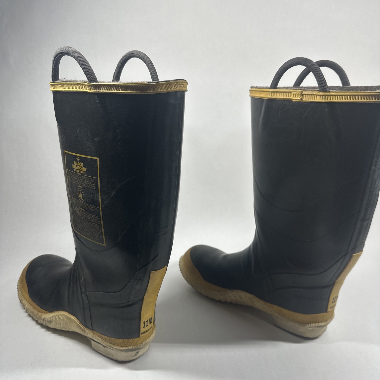 Black Diamond NFPA Fire Fighter Boots Size 11 M Made In Canada