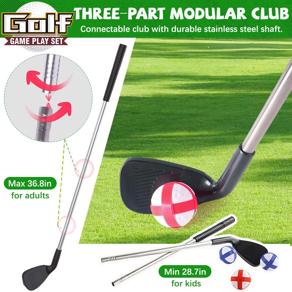 Battle Golf Chipping Game with Hitting Mat for Kids Adults Indoor Outdoor Gifts