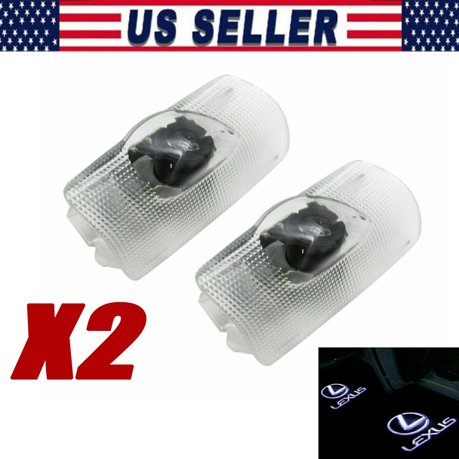 LED Door Courtesy Light Shadow Laser Projector for Lexus ES IS LS LX RX GX Lot