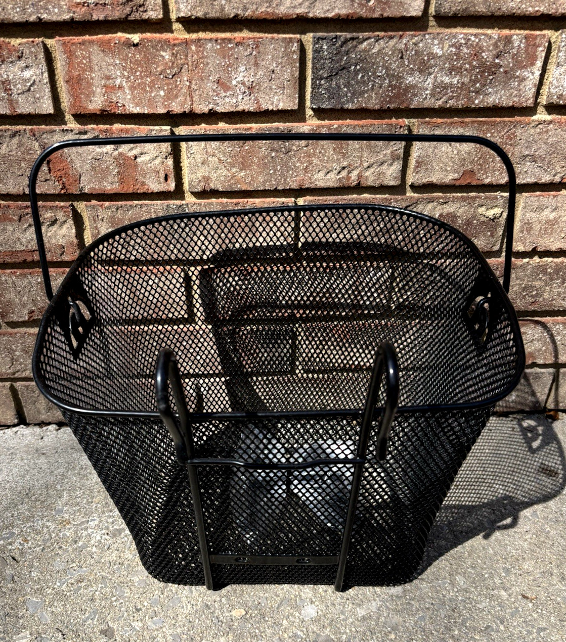 Bicycle Front Basket Mesh Metal Lift Off Carrier - 10" X 10" X 12.5" - New
