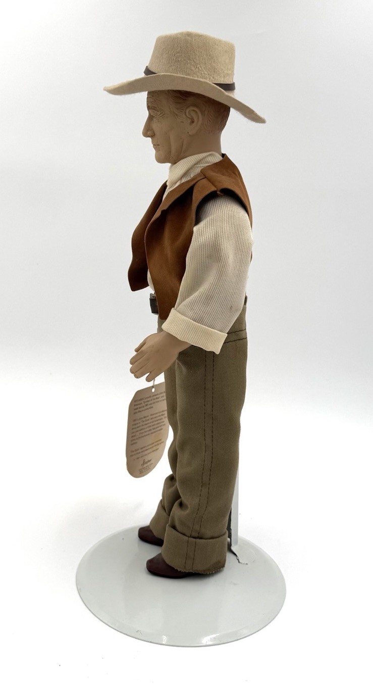VTG 1981 Effanbee John Wayne Doll Legend Series w/ Tag Cowboy Western