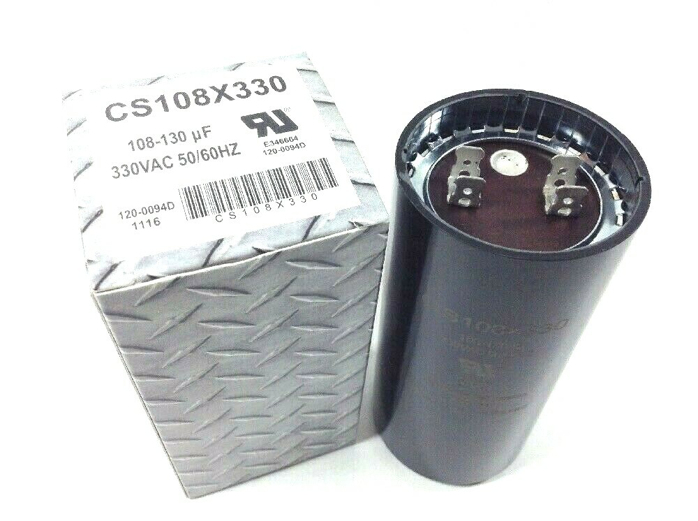 108-130 Uf Start Capacitor 330 V HEAVY-DUTY HVAC / Pool / Motor NEW CS108X330