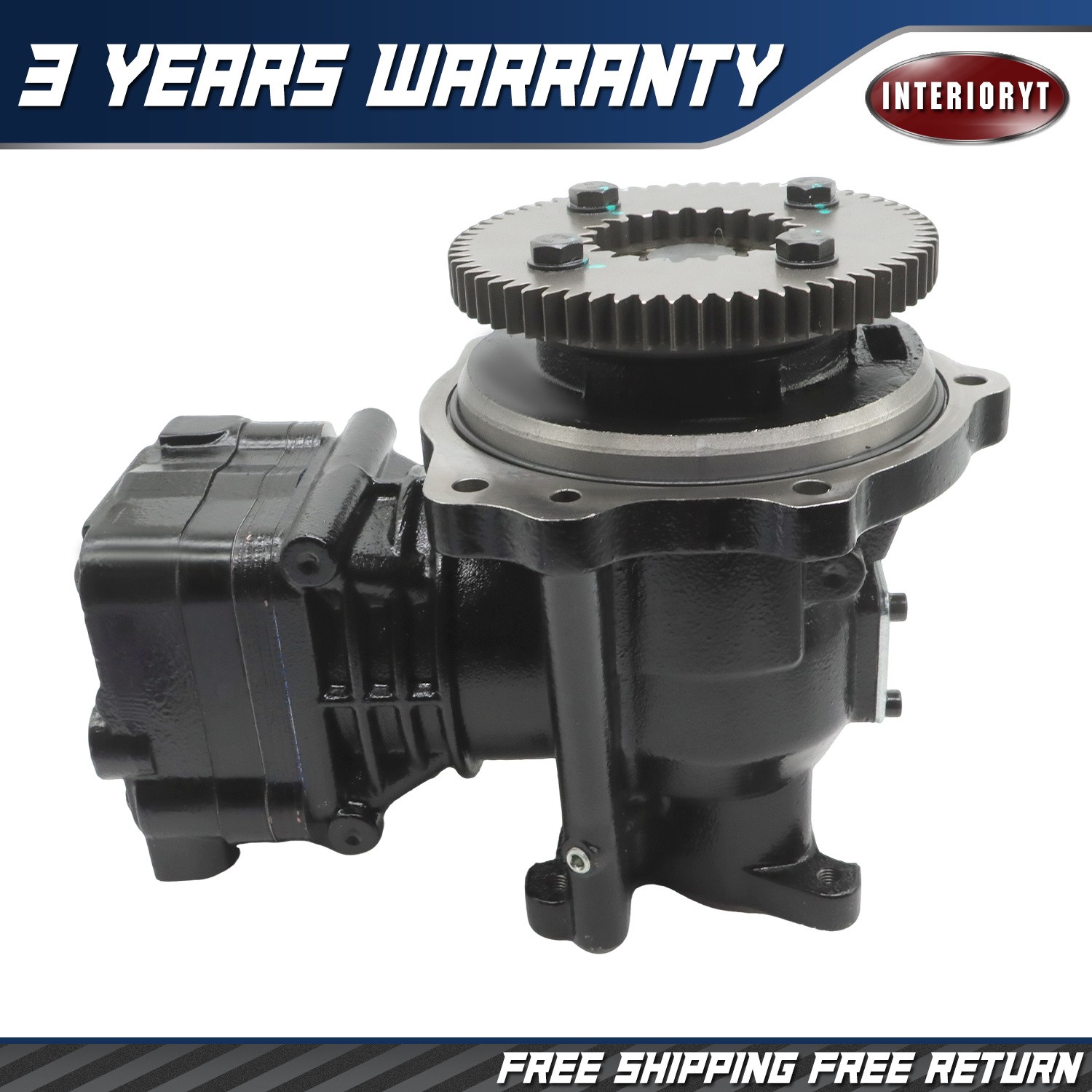 Air Brake Compressor 5018485X For Detroit Series 60 14L R23535534, 5016614 New