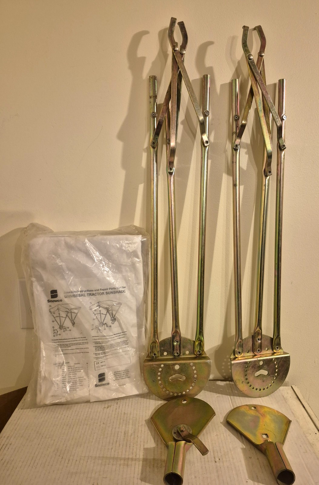 Snowco Universal Tractor Sunshade 48" Canopy Frame- Specific Pieces Not Included