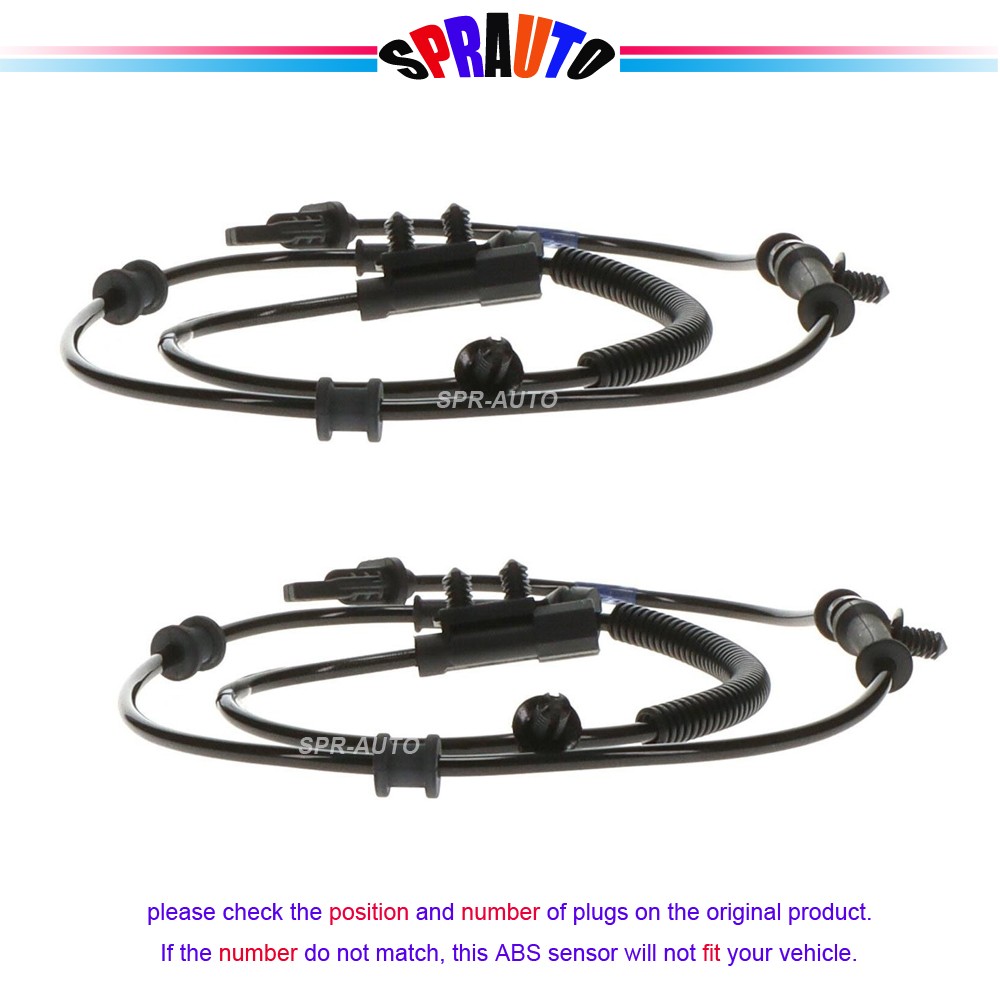 x2ABS Wheel Speed Sensor Front L & R For Dodge Durango Jeep Grand Cherokee 14-15