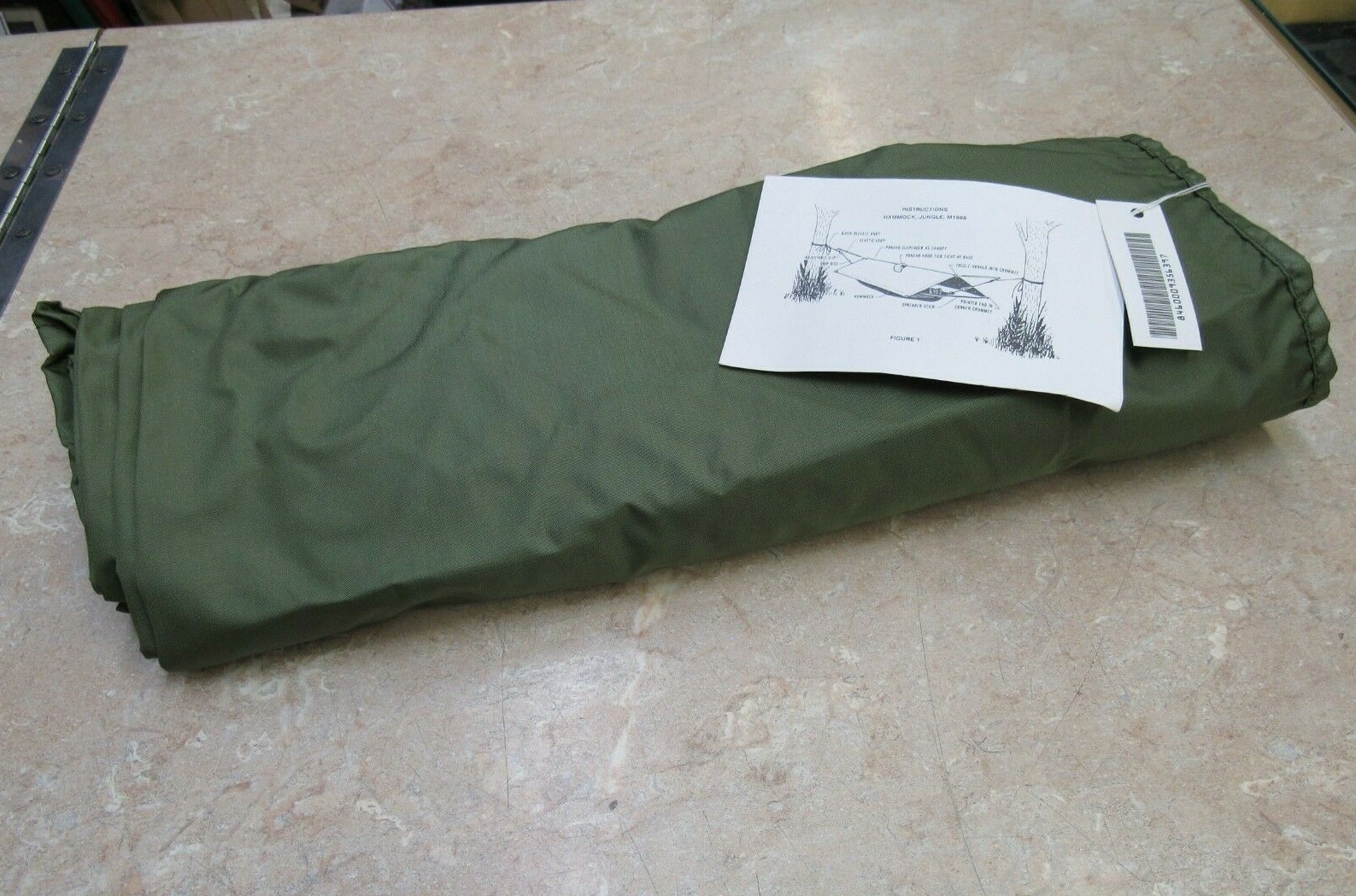 US M1966 Jungle Hammock Without Canopy Nylon 1995 Dated Vietnam Type NOS