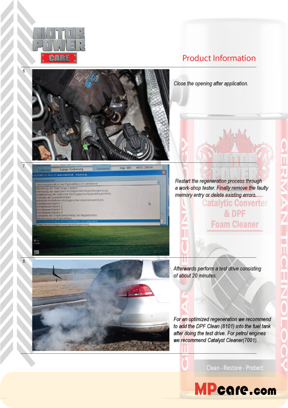 2 x cans Diesel Particulate Filter ( DPF ) Cleaner With Hose Foam cleaner