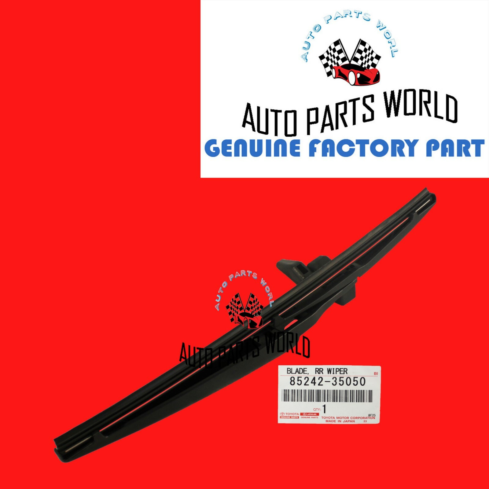 NEW GENUINE OEM TOYOTA 2010-2023 4RUNNER REAR WINDOW WIPER BLADE 85242-35050