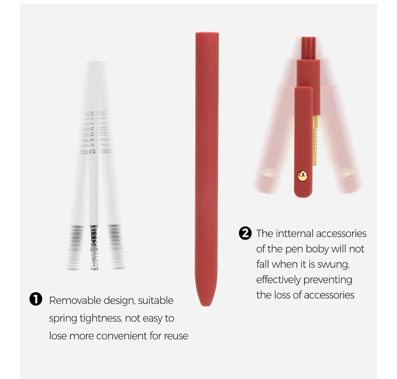 Ddaowanx Gel Pens 6 Pcs 0.5Mm Quick Dry Black Ink Pens Fine Point Smooth Writing