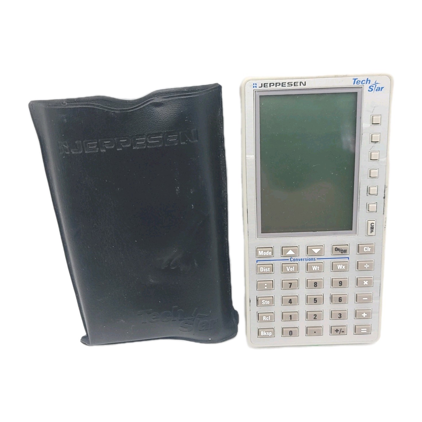 Jeppesen TechStar Flight Computer Electronic E6B Aviation Calculator with Case