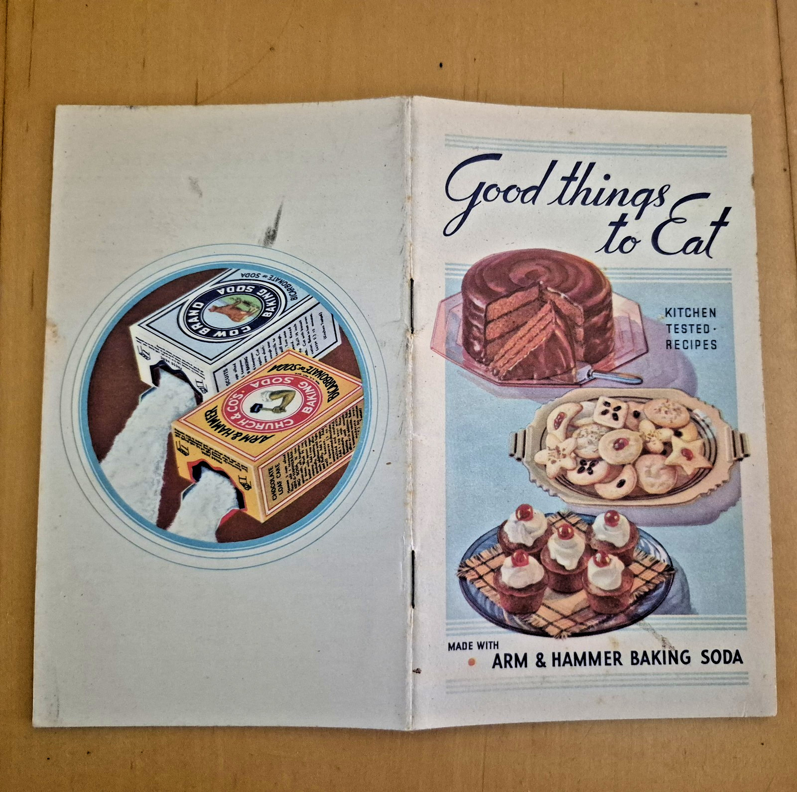 Vintage 1935 GOOD THINGS TO EAT Arm & Hammer Baking Soda Booklet 113th Edition