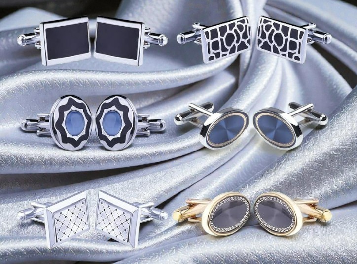 12 Pairs of cufflinks for Men Versatile variants Cufflinks Gifts For Men