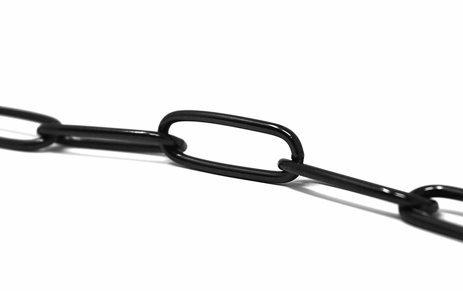 Herm Sprenger BLACK Stainless Steel Fur Saver Pet Dog Training Collar ALL SIZES