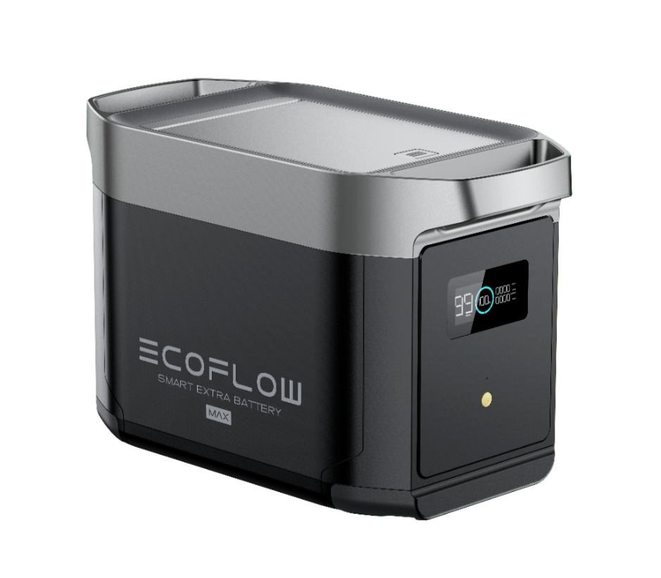 EcoFlow DELTA 2 Max Smart Generator Extra Battery 2048Wh for Outdoor, LFP