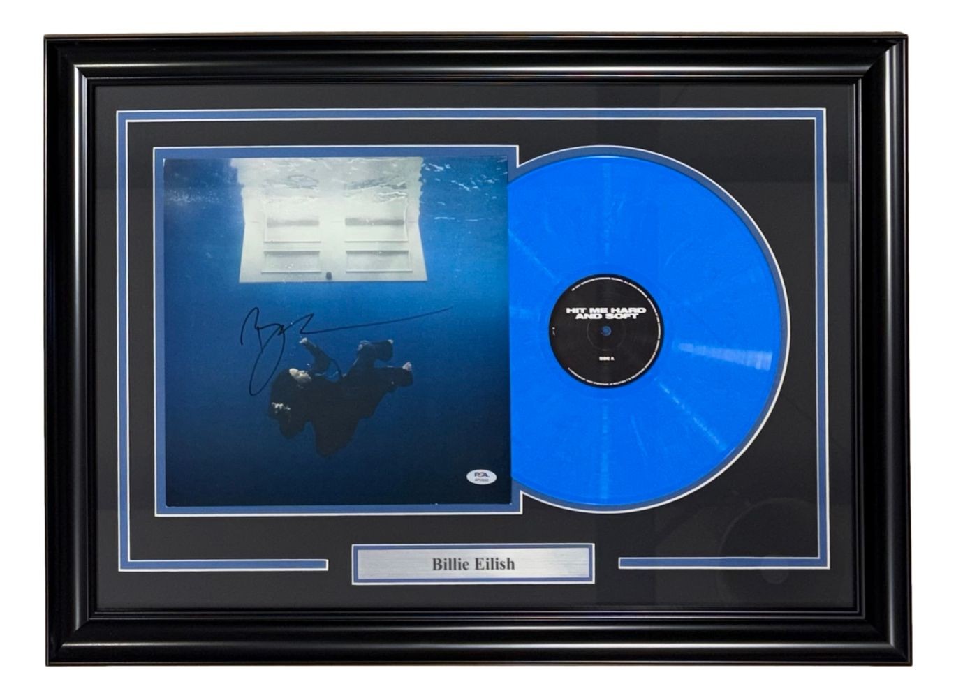 Billie Eilish Signed Framed Hit Me Hard And Soft Vinyl Album Insert PSA/DNA