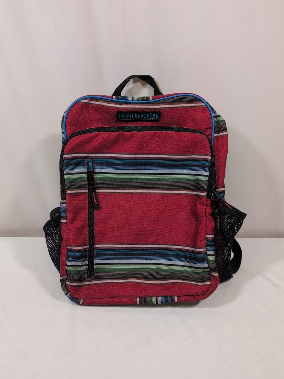 Burton Stripped Backpack Daypack 16x12 Small Nice Used Condition