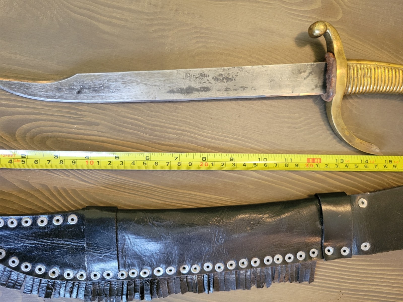 Modified WWI Era Spanish Sword/Saber dated 1900 With Custom Sheath!