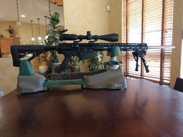 Ambidextrous Steady Rest Sighting In Firearms Rifles Pistol Shooting Stab Holder