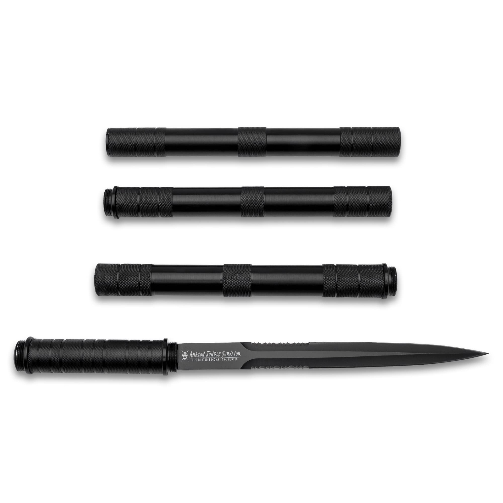 Amazon Jungle Survivor Break-Down Spear – Non-Reflective Stainless Steel Blade