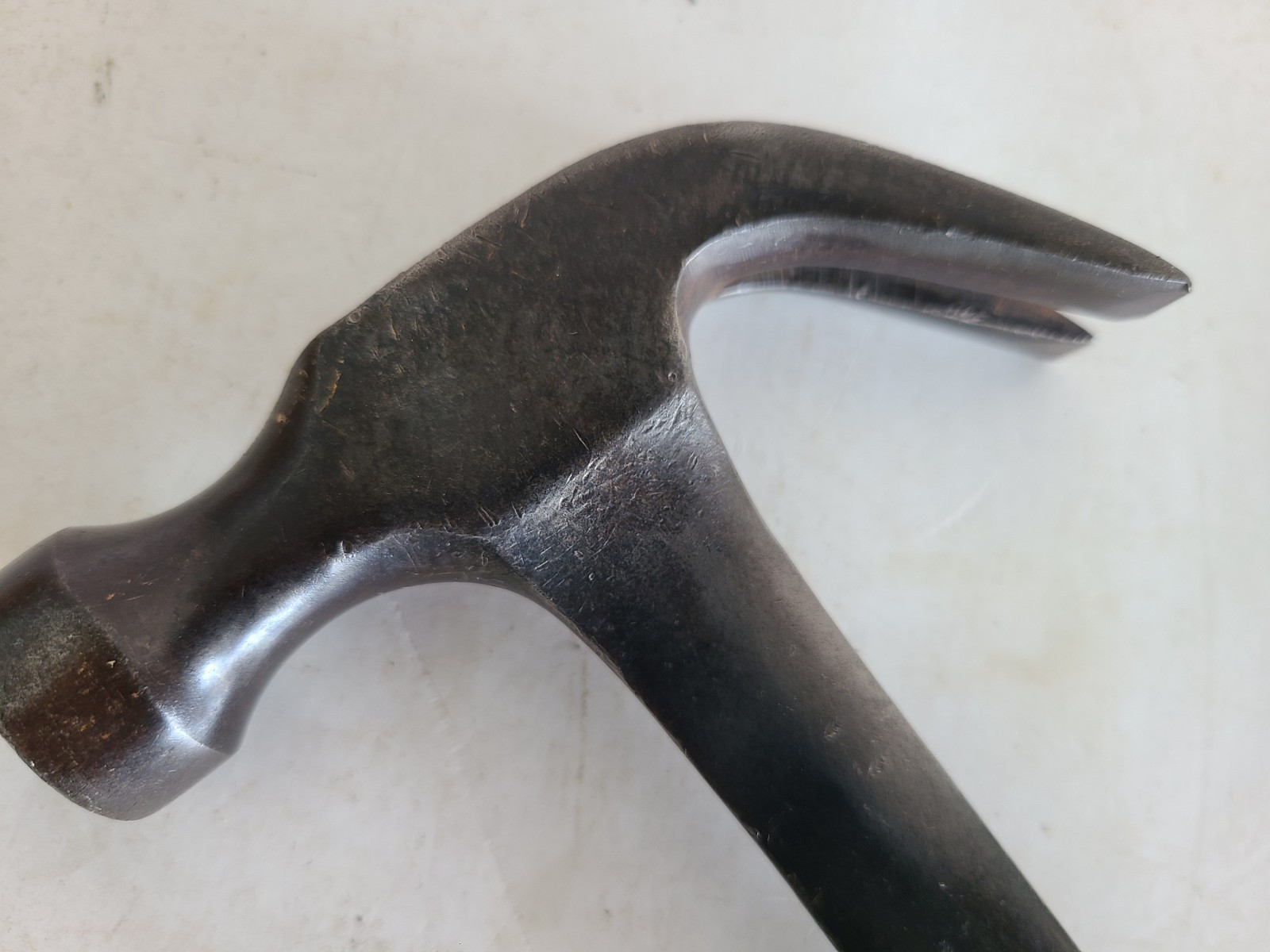 Estwing Curved Claw Hammer 16 oz Stacked Leather Handle 12 3/8" Vintage USA Made