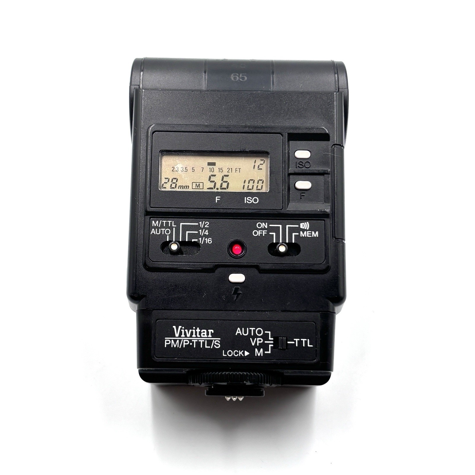 Vivitar 5200 Zoom Thyristor Universal Shoe Mount Camera Flash - Tested!