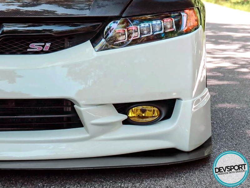 DevSport Front Bumper Splitter (06-11 Honda Civic FG1 FG2 FA5) Lip Spoiler
