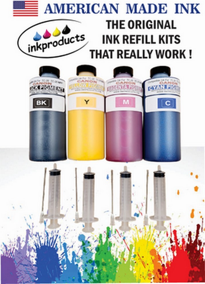 4- 130ML bottle Compatible Ink For CANON imagePROGRAF TC-20, TC-20 MFP, PFI-050