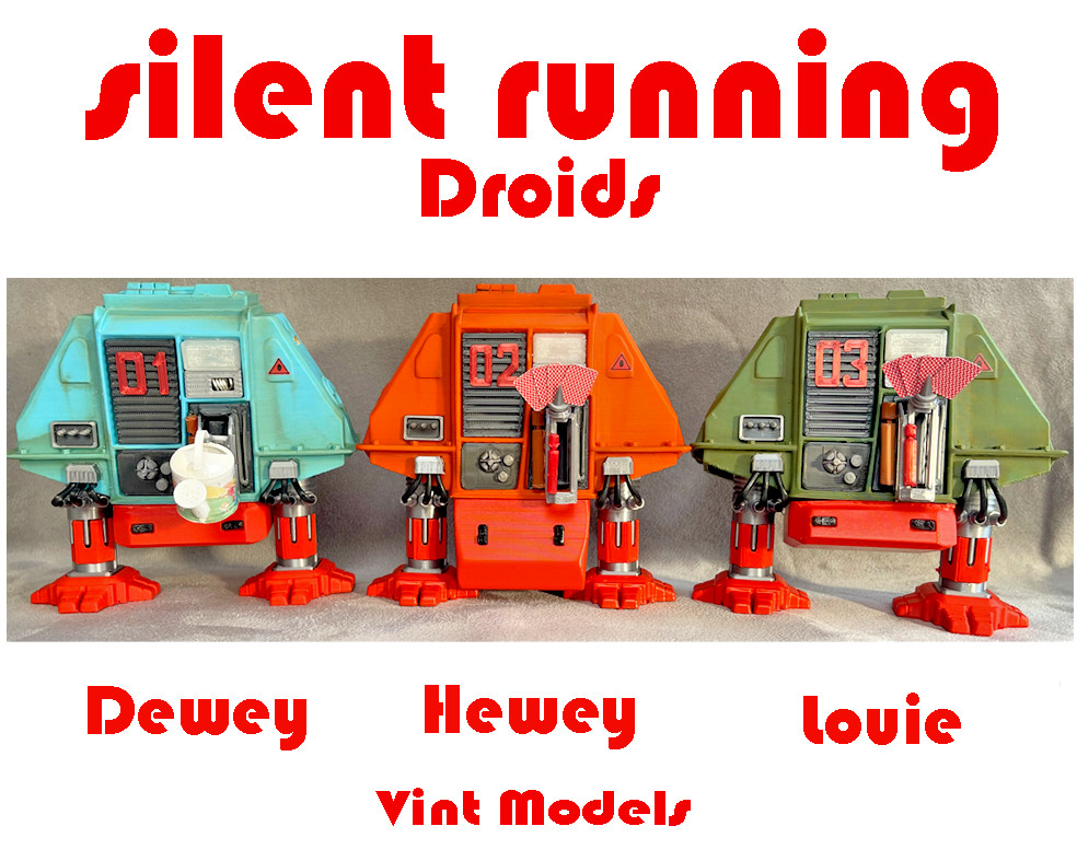 Huey, Louie and Dewey Model Robots From Sci-Fi Film Silent Running