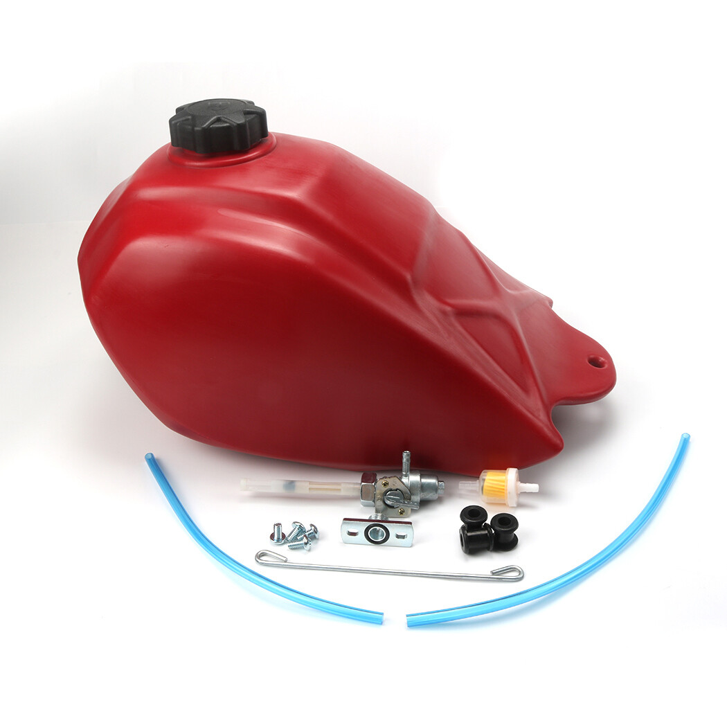 For Honda ATC250SX ATC 250SX 1985-1987 Plastic Fuel Tank & Gas Cap | Red