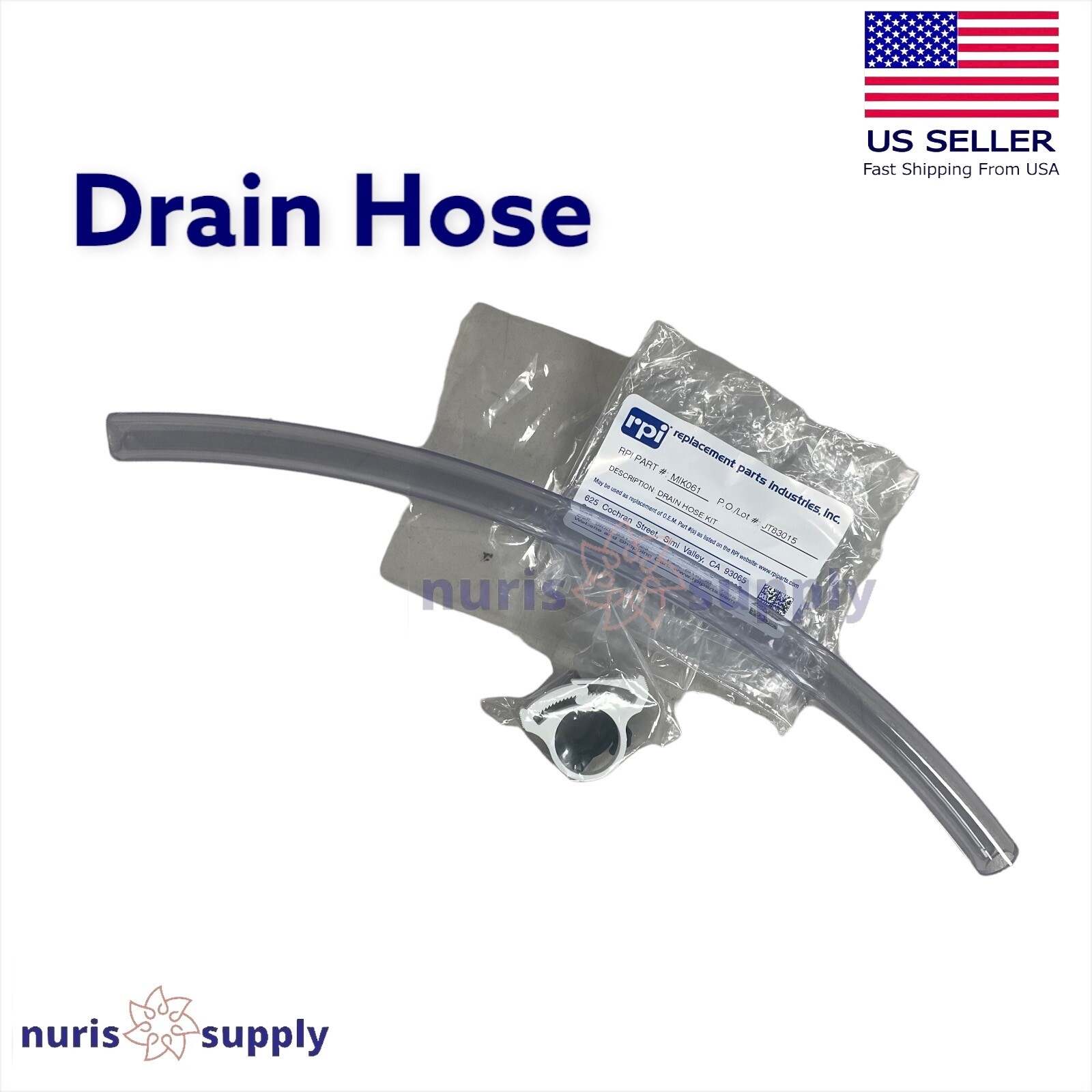 Drain Hose Kit for most old Midmark Ritter MIK061