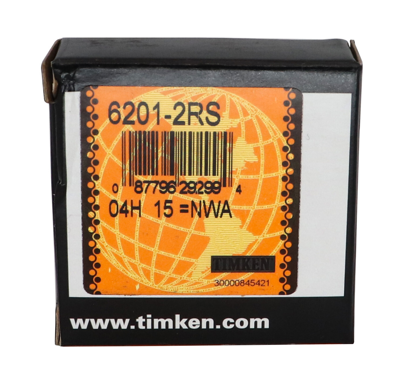 (2 PACK) TIMKEN 6201-2RS 12X32X10MM Double Rubber Seal Ball Bearings