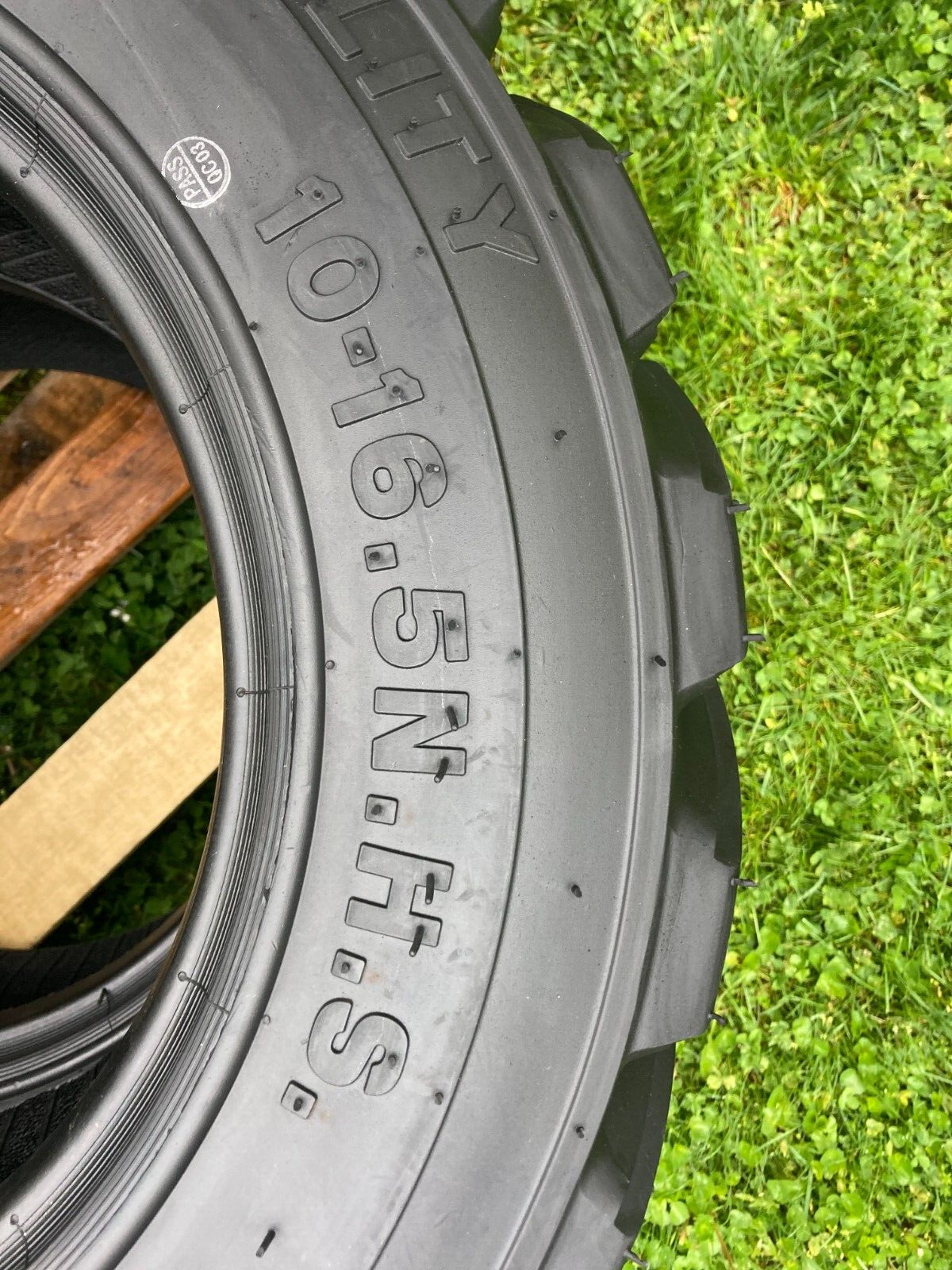 4 -NEW 10-16.5 HD Skid Steer Tires -Forerunner SKS-8- 10X16.5-for John Deere