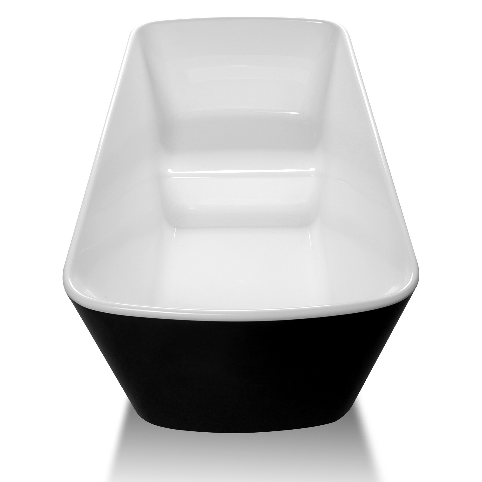 49" Freestanding Bathtub with Integrated Seat, Acrylic Stand Alone Soaking Tub