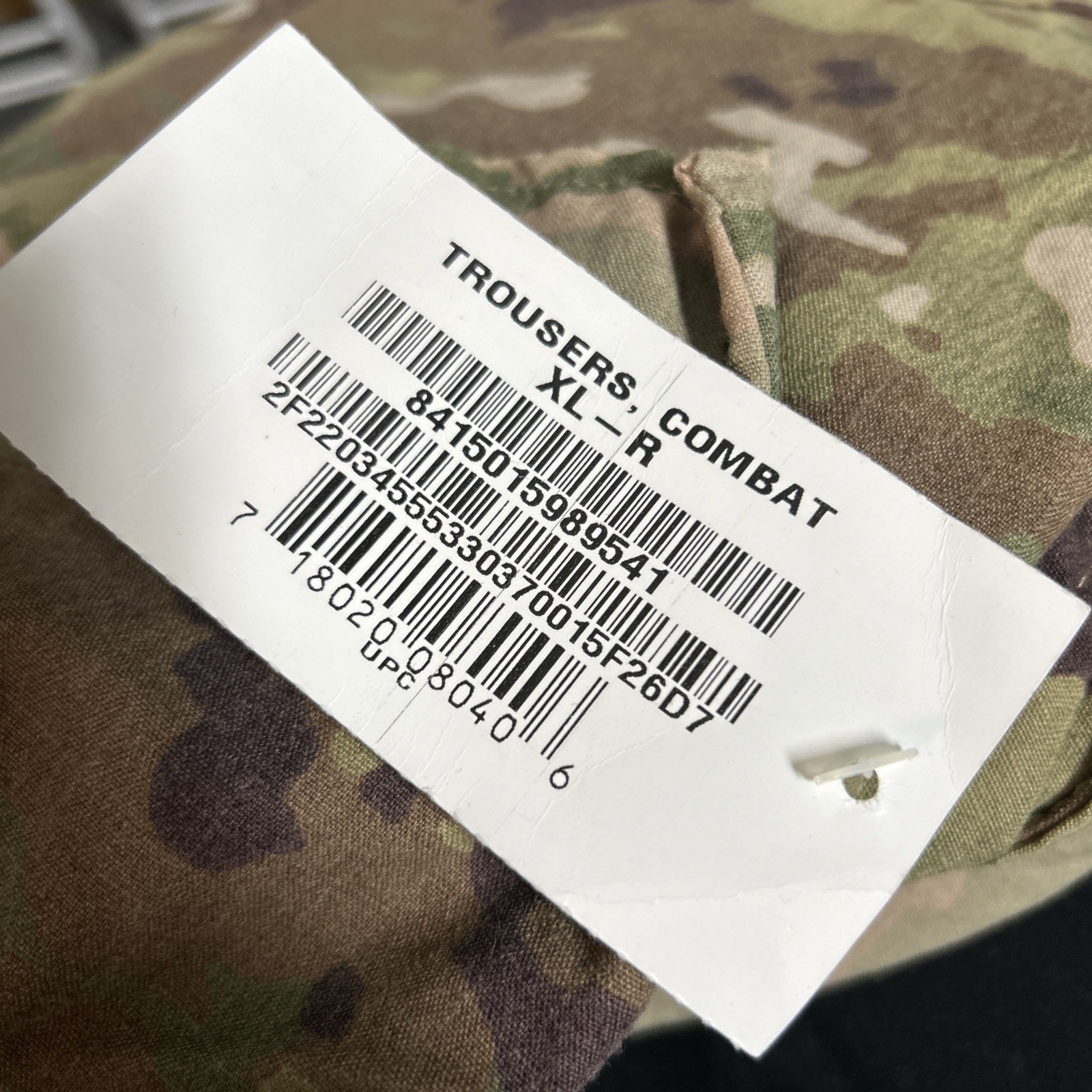 USGI OCP Multicam Flame Resistant Combat TROUSERS X-Large Regular NWT