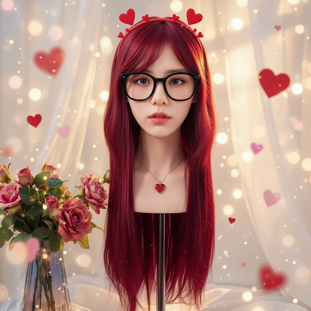 Single female head model,soft texture,Mannequin Head,TPE material,simulated fema