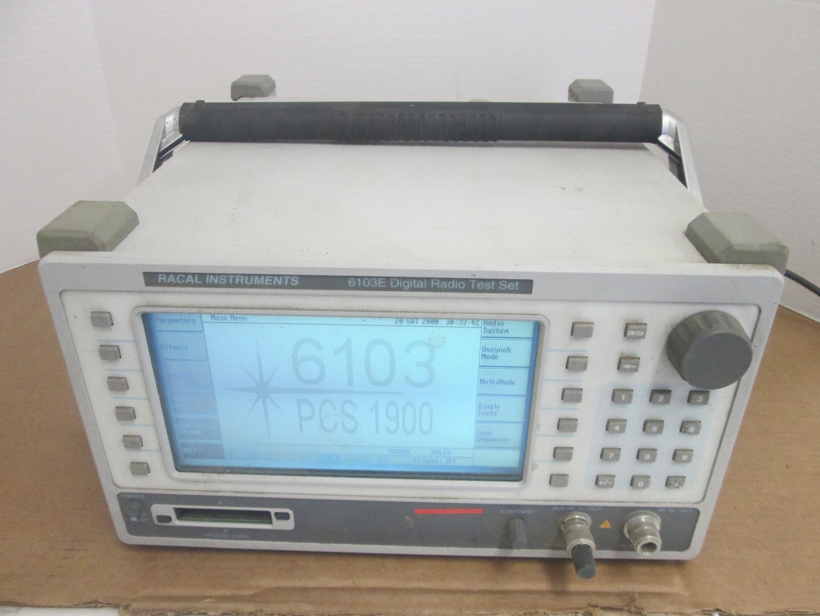 RACAL INSTRUMENTS 6103E DIGITAL RADIO TEST SET