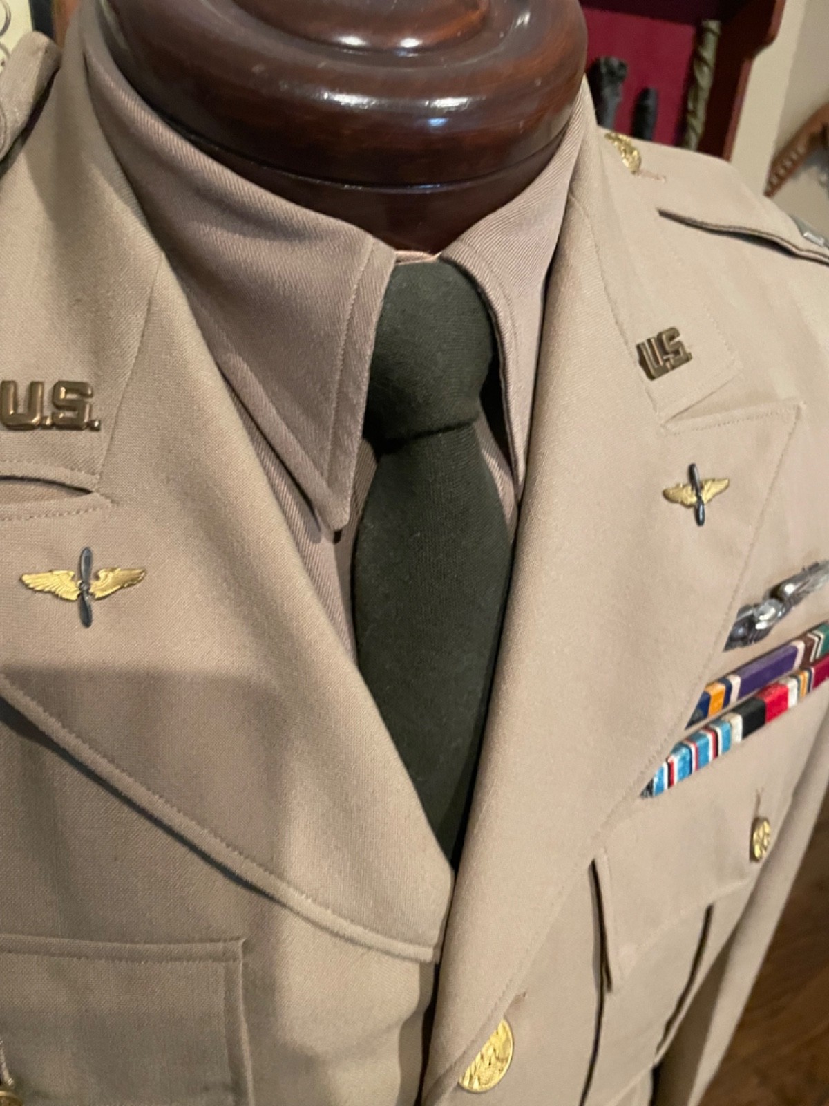 8th WW2 Captian's Pinks & Greens Air Corps Uniform