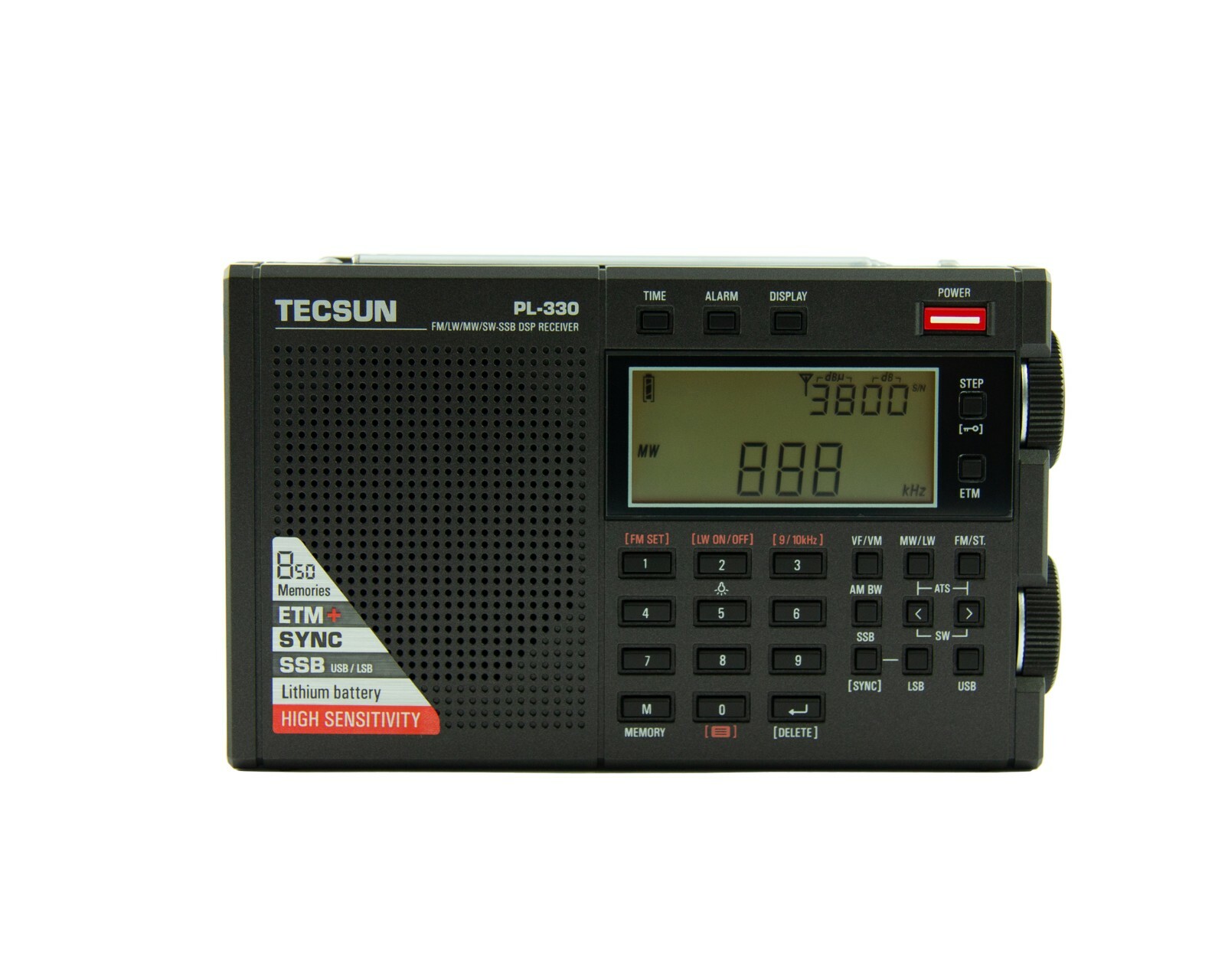 TECSUN PL-330 PLL DSP SSB Multi Band Radio **ENGLISH VERSION / Firmware 3306**