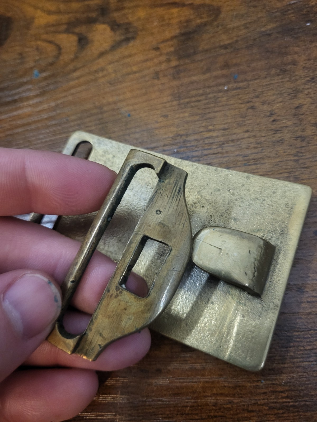 1870s Indian War Era Brass Buckle US