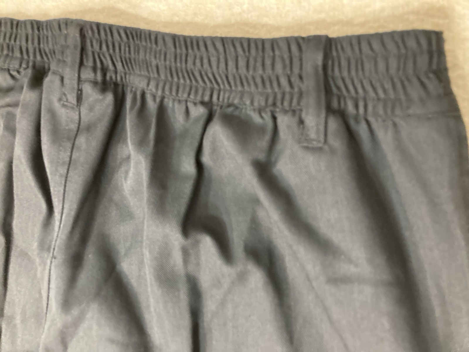 Chef Works Pants Mens Size XL Black Trousers Elastic Waist Loose 32” Inseam NEW