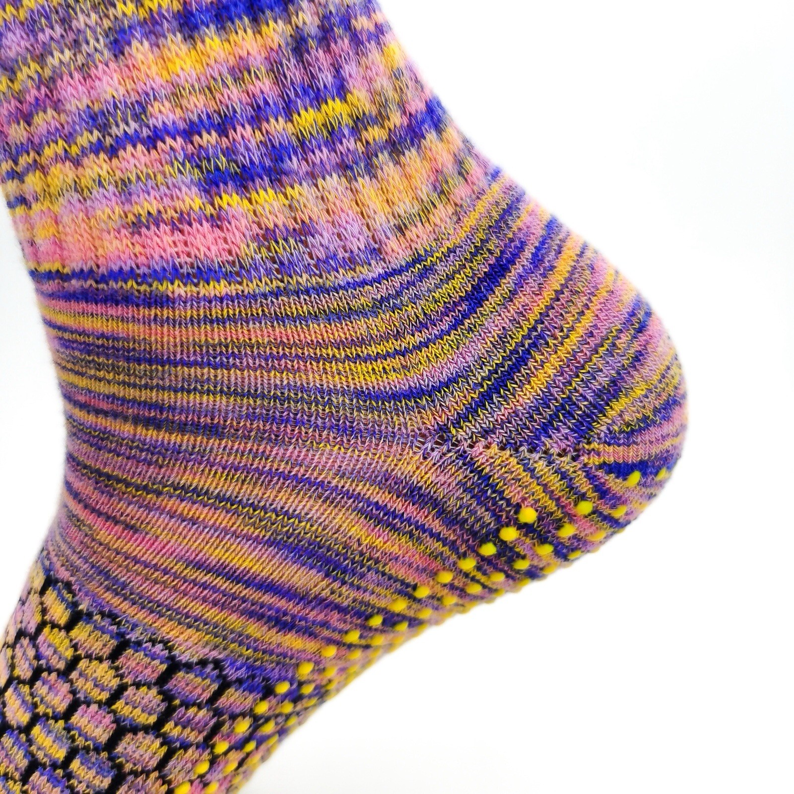 4 pairs BOMBAS Women's Performance Gripper Honeycomb Crew Socks size Small