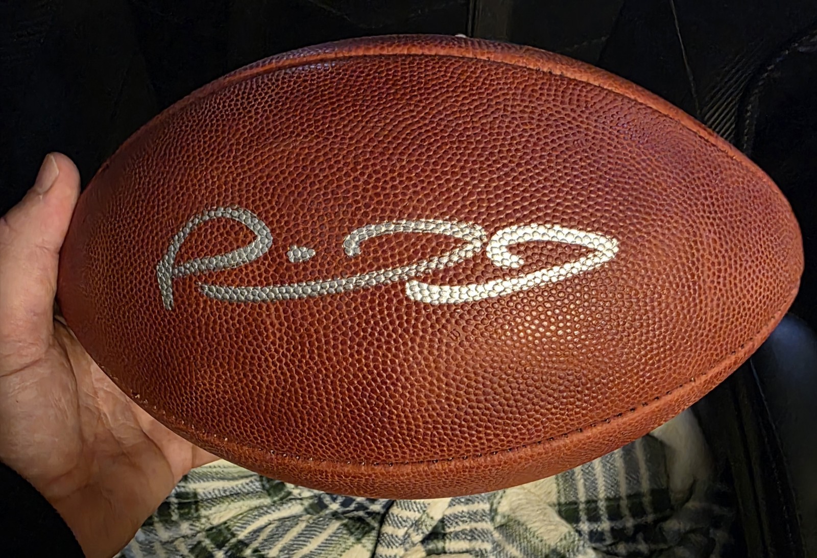 Patrick Mahomes Super Bowl Liv Signed Football  Beckett COA