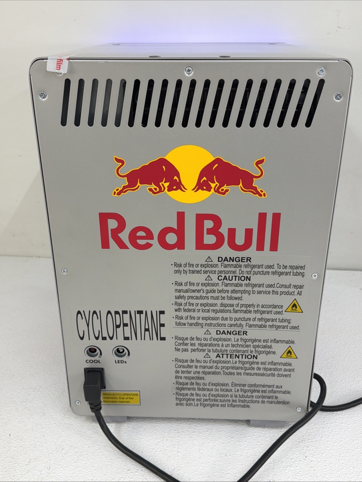Red Bull Mini Fridge RB-GDC BABY ECO LED Refrigerator 115v Rare 2024 Unit