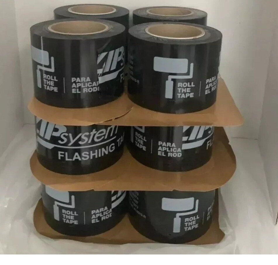 12 Rolls Zip System Window, Sheathing Flashing Tape 3.75”x90ft