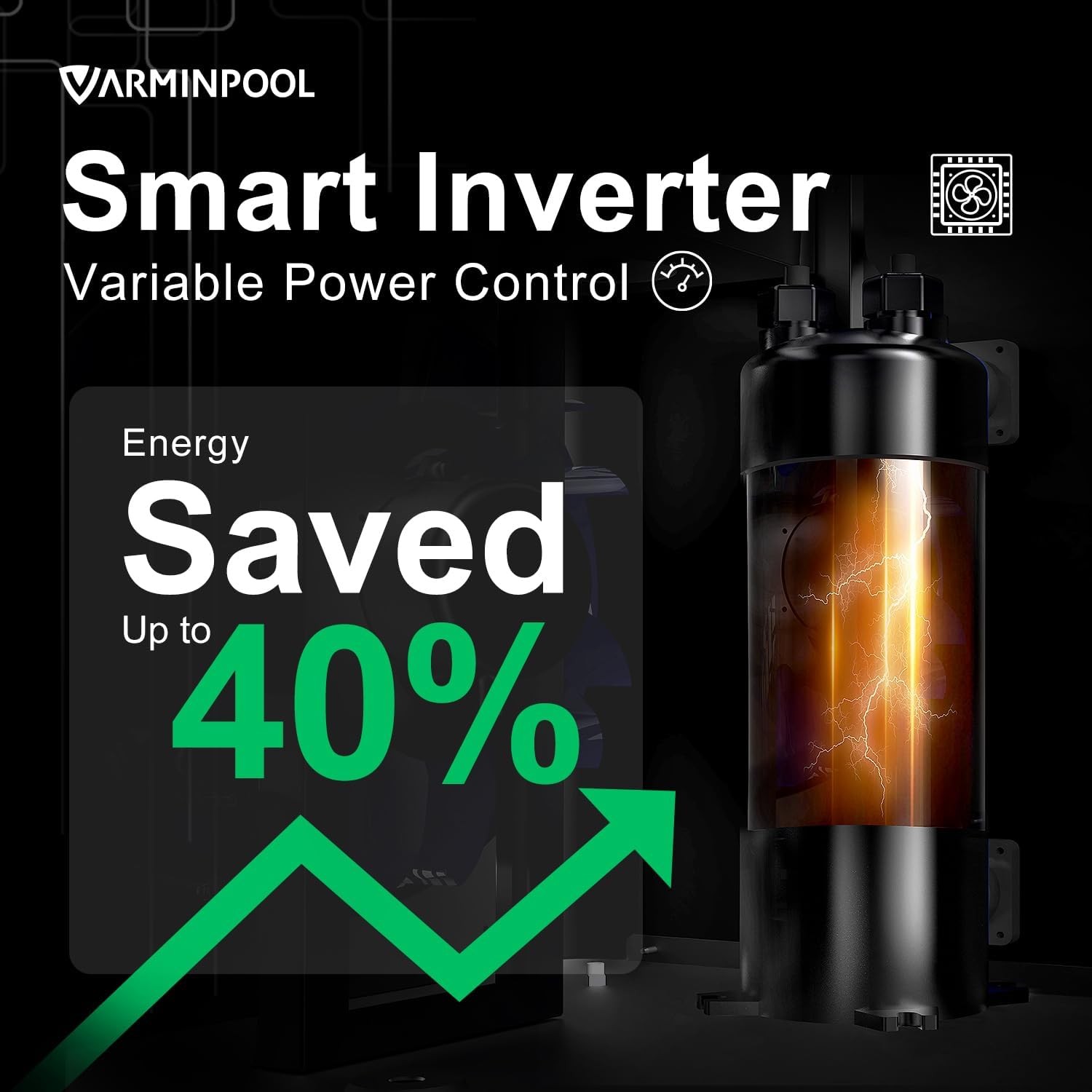 16000/27000/30000BTU Pool Heat Pump 110v for Above-Ground Pools Heater Electric