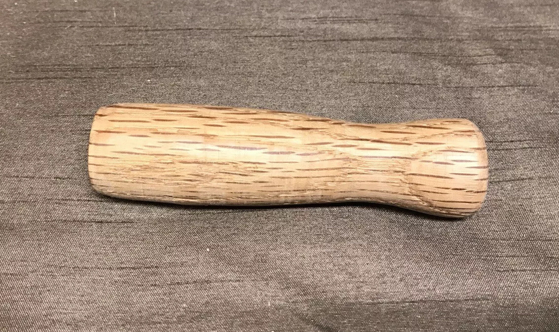 Corn Sheller Replacement 4” Long Hand Crank Handle Oak Hard Wood, Black Hawk