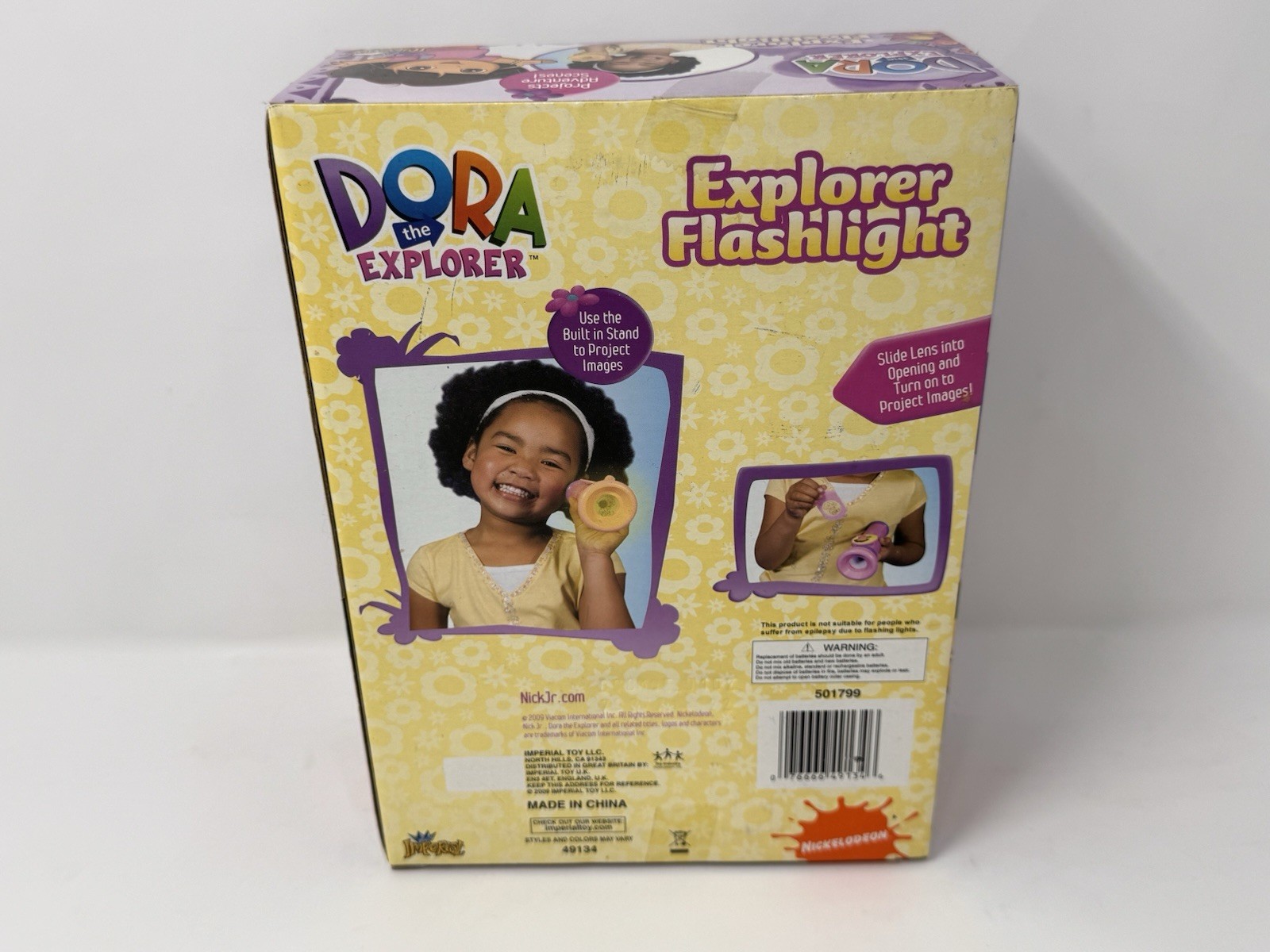 Dora the Explorer Projector Flashlight Set Sealed 2009 Nickelodeon
